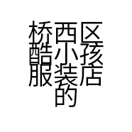 桥西区酷小孩服装店的小店